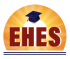 Logo avec soleil, texte "EHES" et toque d'étudiant.